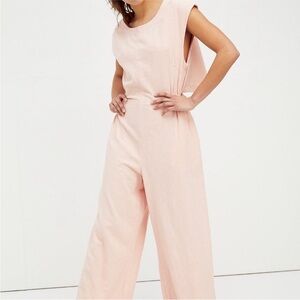 Free People Pink Heat Wave Jumpsuit
